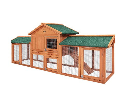 Chicken/Rabbit Hutch - Coop with Run-0