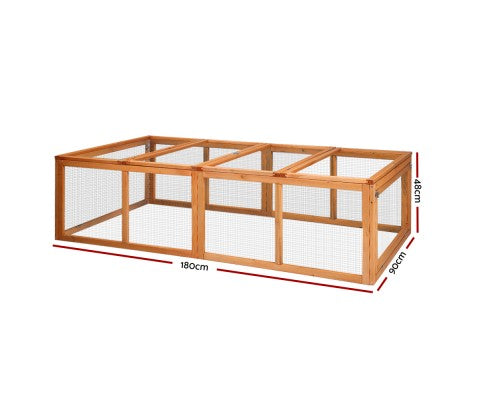 Pet Rabbit Hutch Coop-1