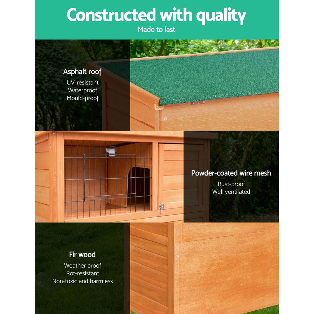 Small Pet Rabbit Hutch-3