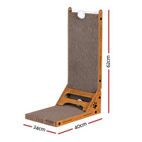 Thumbnail for i.Pet Cat Scratching Board Scratcher Cardboard Kitten Indoor Climbing Toy Catnip