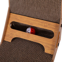 Thumbnail for i.Pet Cat Scratching Board Scratcher Cardboard Kitten Indoor Climbing Toy Catnip