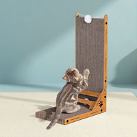 Thumbnail for i.Pet Cat Scratching Board Scratcher Cardboard Kitten Indoor Climbing Toy Catnip