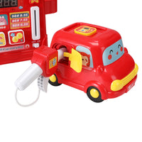 Thumbnail for Keezi Kids Gas Petrol Station Pumper Pretend Play Toys Car Music Card Playset