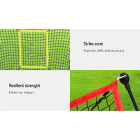 Thumbnail for Everfit 7ft Baseball Net Pitching Kit with Stand Softball Training Aid Sports