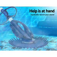 Thumbnail for Aquabuddy Pool Cleaner Automatic Swimming Floor Climb Wall Vacuum 10M Hose