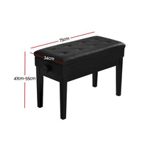 Thumbnail for Alpha Piano Bench Stool Adjustable Height Keyboard Seat