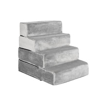 Thumbnail for Portable 4 Step Dog Ramp - Grey-0
