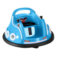 Thumbnail for Kids Ride On Car Bumper Electric Toys Cars Light Remote Angry Birds Sticker Blue