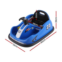 Thumbnail for Rigo Kids Ride On Car Bumper Kart 6V Electric Toys Cars Remote Control Blue