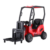 Thumbnail for Rigo Kids Electric Ride On Car Forklift Loader Toys Cars Horn Remote 12V Red