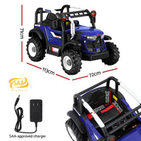 Thumbnail for Rigo Kids Electric Ride On Car Off Road Jeep Remote 12V Blue