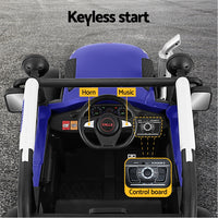 Thumbnail for Rigo Kids Electric Ride On Car Off Road Jeep Remote 12V Blue