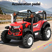 Thumbnail for Rigo Kids Electric Ride On Car Off Road Jeep Remote 12V Red