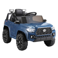 Thumbnail for Kids Electric Ride On Car Toyota Tacoma Off Road Jeep Toy Cars Remote 12V Blue