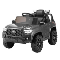 Thumbnail for Kids Electric Ride On Car Toyota Tacoma Off Road Jeep Toy Cars Remote 12V Grey