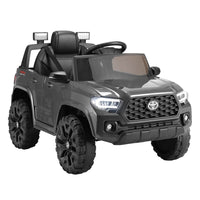 Thumbnail for Kids Electric Ride On Car Toyota Tacoma Off Road Jeep Toy Cars Remote 12V Grey