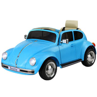 Thumbnail for Kids Ride On Car Licensed Volkswagen Beetle Electric Toys Horn Remote 6V Blue