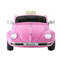 Thumbnail for Kids Ride On Car Licensed Volkswagen Beetle Electric Toys Horn Remote 6V Pink