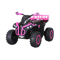 Thumbnail for Rigo Kids Ride On Car ATV Quad Motorbike Storage Rack Electric Toys 12V Pink