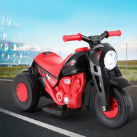 Thumbnail for Rigo Kids Ride On Car Motorcycle Motorbike with Bubble Maker Electric Toy 6V Red