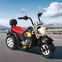 Thumbnail for Rigo Kids Ride On Car Motorcycle Motorbike Electric Toys Horn Music 6V Black