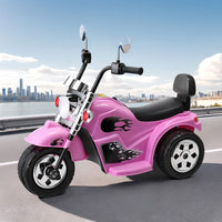 Thumbnail for Rigo Kids Ride On Car Motorcycle Motorbike Electric Toys Horn Music 6V Pink