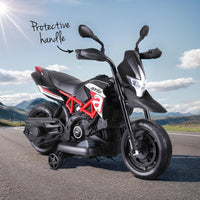 Thumbnail for Kids Electric Ride On Car Motorcycle Motorbike Aprilia Licensed Dorsoduro 900