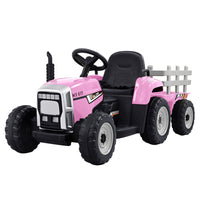 Thumbnail for Rigo Kids Electric Ride On Car Tractor Toy Cars 12V Pink