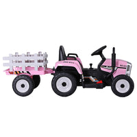 Thumbnail for Rigo Kids Electric Ride On Car Tractor Toy Cars 12V Pink