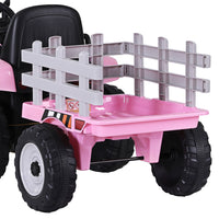 Thumbnail for Rigo Kids Electric Ride On Car Tractor Toy Cars 12V Pink