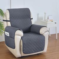 Thumbnail for Artiss Recliner Chair Cover 100% Water Resistant Grey