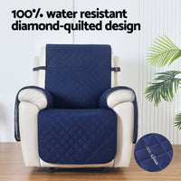 Thumbnail for Artiss Recliner Chair Cover 100% Water Resistant Navy