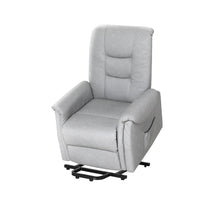 Thumbnail for Artiss Recliner Chair Lift Assist Chair Grey Leather