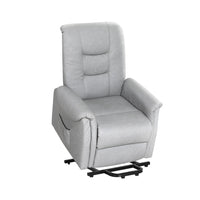 Thumbnail for Artiss Recliner Chair Lift Assist Chair Grey Leather