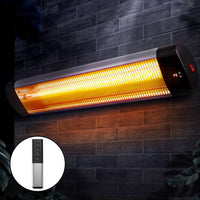 Thumbnail for Devanti Electric Strip Heater Radiant Heaters 3000W