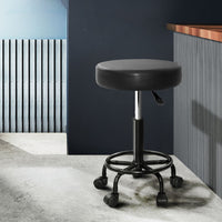 Thumbnail for Artiss Salon Stool Round Swivel Chair