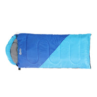 Thumbnail for Weisshorn Sleeping Bag Kids Single 172cm Thermal Camping Hiking Blue