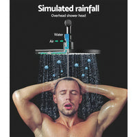 Thumbnail for Cefito 9'' Rain Shower Head Set Handheld Round High Pressure Mixer Tap Black