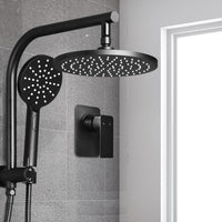 Thumbnail for Cefito 9'' Rain Shower Head Set Handheld Round High Pressure Mixer Tap Black