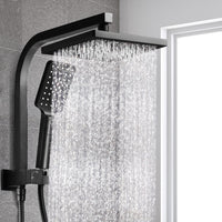 Thumbnail for Cefito 8'' Rain Shower Head Set Handheld Square High Pressure Black