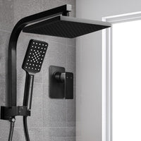 Thumbnail for Cefito 8'' Rain Shower Head Set Handheld Round High Pressure Mixer Tap Black