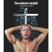 Thumbnail for Cefito 8'' Rain Shower Head Set Handheld Round High Pressure wins Tap Chrome