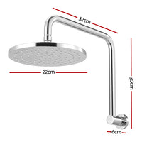 Thumbnail for 9'' Rain Shower Head Overhead High-pressure Swivel Chrome