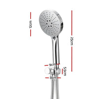 Thumbnail for Handheld Shower Head Holder 4.7'' High Pressure Silver