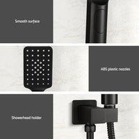 Thumbnail for Handheld Shower Head Holder 3.1'' High Pressure Black