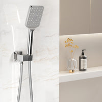 Thumbnail for Handheld Shower Head Holder 3.1'' High Pressure Silver