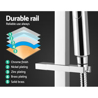 Thumbnail for Cefito 10'' Rain Shower Head Set Handheld Square High Pressure Twins Tap Chrome