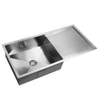 Thumbnail for Cefito Kitchen Sink 96X45CM Stainless Steel Basin Single Bowl Laundry Silver