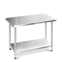 Thumbnail for Cefito 1219x610mm Stainless Steel Kitchen Bench 304