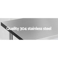 Thumbnail for Cefito 1524x610mm Stainless Steel Kitchen Bench 304